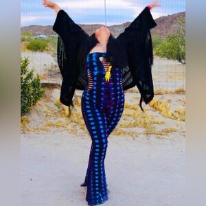 Snipe-Tease tie dye festival jumpsuit- Warrior Within designs
